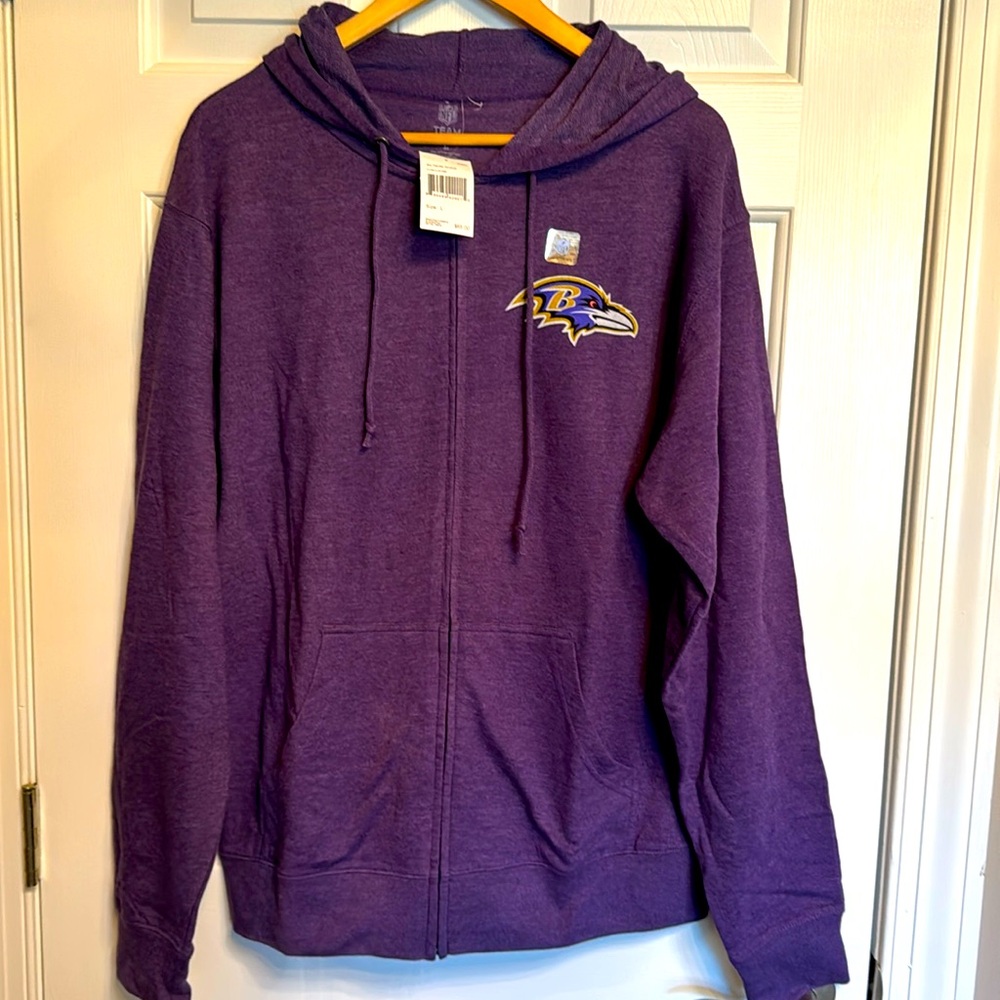 Baltimore Ravens NWT fill zip hoodie
